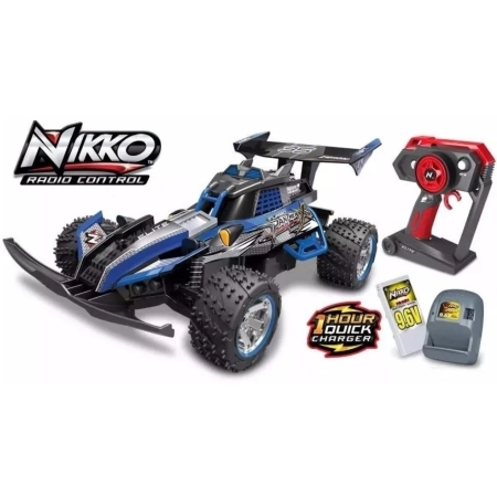 NIKKO Turbo Panther X2 RC 1:10 9,6V 20km/h 2 biegi niebieski
